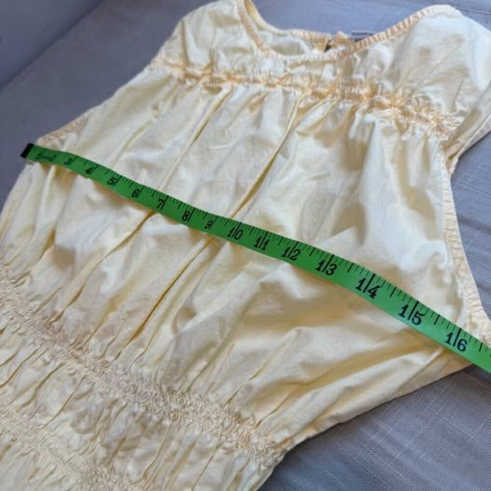 A New Day Yellow Sleeveless Maxi Dress (Size Medium) - Picture 7 of 8